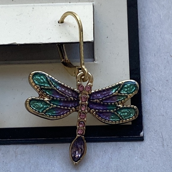 Napier Dragonfly Earrings - Picture 2 of 4